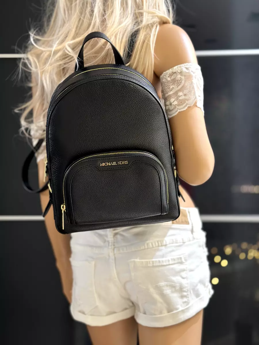 backpack with gold