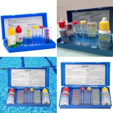 US 1 Pack Essential Ph & Chlorine Levels Swimming Pool Spa Water Test Kit
