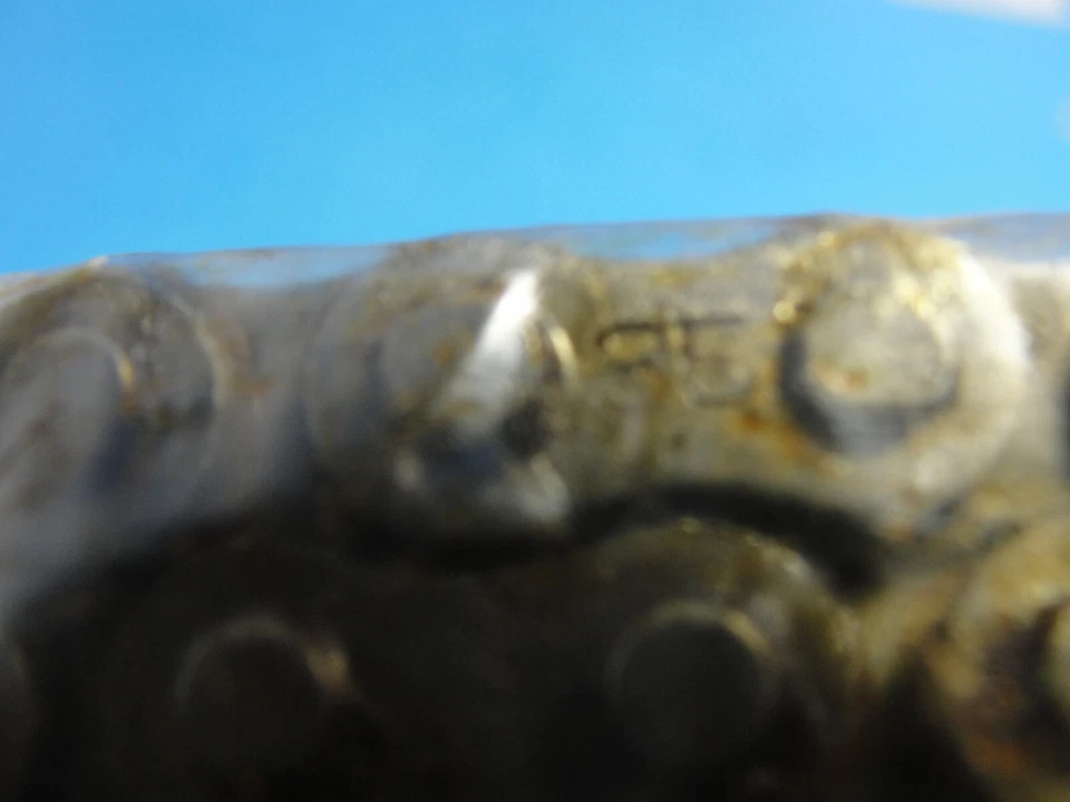 Corrente primária NOS Harley Davidson WLA 45" cabeça chata solo diamante fileira dupla. - Imagem 3 de 3