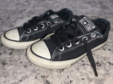 Converse Chuck Taylor All Star Ox Black Unisex Junior Youth Size 12.5