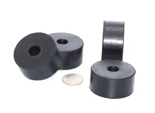 1/2" id  Rubber Spacers   Isolators   Mounts   4 Sizes Available   4 Spacer Pack