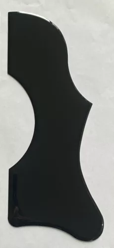 For Gibson J45 & J50 Acoustic Crystal Self Adhesive Guitar Pickguard Sheet,Black