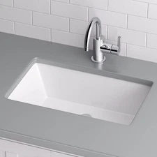 Miseno MNO2113RU Rectangular 21" X 13" Undermount Bathroom Sink - Bright White