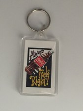 Porte-clés Coca-Cola années 1990 Always Feels Right acrylique coke keychain