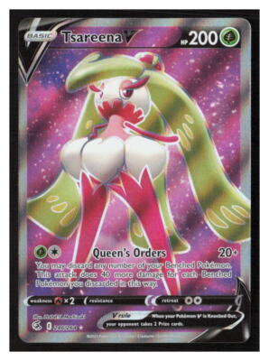 tsareena v pokemon card price Tsareena V (021/264) [Sword & Shield: Fusion Strike] – Gamers Paradise main image 1