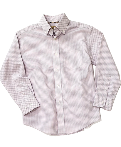 Class Club Gold Label Boy's Button Up Long Sleeve Dress Shirt 100% Cotton Size 6 - Bild 1 von 3