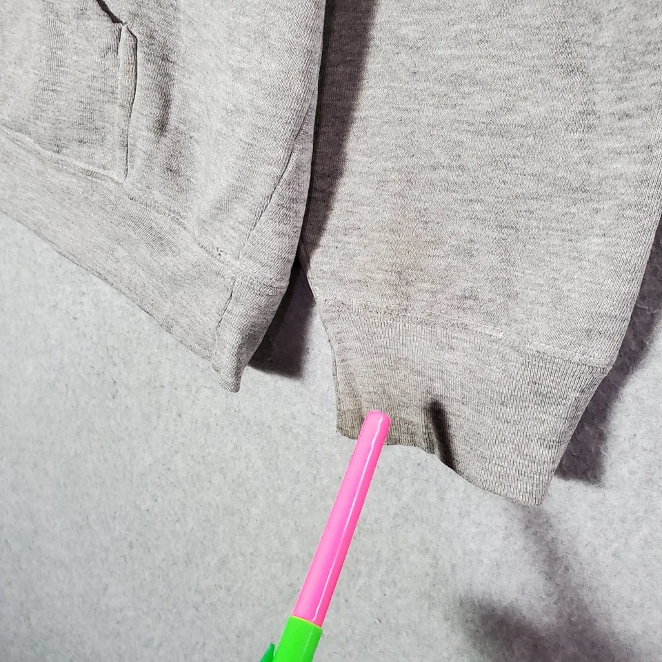 Sudadera DE COLECCIÓN Chicago Bulls Hombres XL Gris Sudadera con Capucha Adidas Logo Bordado LEER Foto 2 de 4