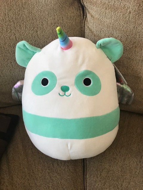 Nwt Huge Squishmallow Felicia Mint White Unicorn Valentines So Cute! | eBay