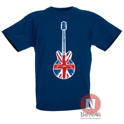 Union Jack guitar rock n roll band 