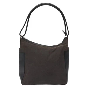 Sac bandoulière Gucci en toile marron authentique