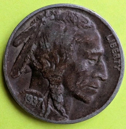 1937 Buffalo Nickel – U.S. 5¢ Coin