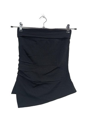 VERA & LUCY schulterfreies Top Damen Top Gr. DE 36 schwarz Casual-Look
