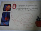 RARE NASH PUB ANTIQUE HALLOWEEN POSTCARD unposted #20A elves painted card RARE — photo 3