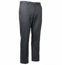 Tommy Hilfiger Men’s Blue Pinstripe Dress Pants Flat Front Straight 34/32