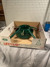 Lifetime Welded CHRISTMAS Tree Stand Upto 12 Foot Live Tree Original Box 7304-LC