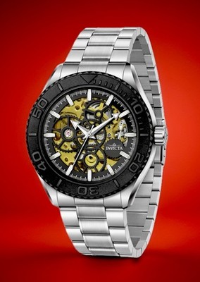 Invicta Objet D Art Automatic,Skeleton Dial, 43mm WR 30m, New/Box/3yr Wnty 69762