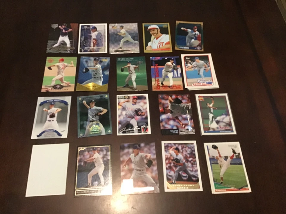 KEVIN BROWN Oddball Insert & Regular issue Baseball RANGERS YOU CHOOSE - Image 3 of 4