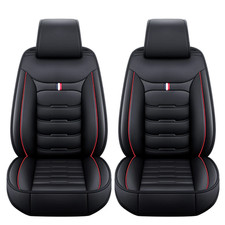 For Chevy Camaro Front Car Seat Covers Leather Full Set Cushion Pad Mat For Chevy Camaro Front Car Seat Covers Leather Full Set Cushion Pad Mat