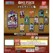 One Piece Card Game Metal Charm Series Vol. 04 Bandai 1-Inch Key Chain