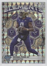 2023 Bowman U Elements of the Game Geometric Refractor Michael Penix Jr #ETG-3
