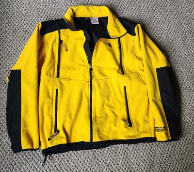 The North Face Jacket Mens Denali Fleece GORE-TEX Wind Stoper L Yellow Black