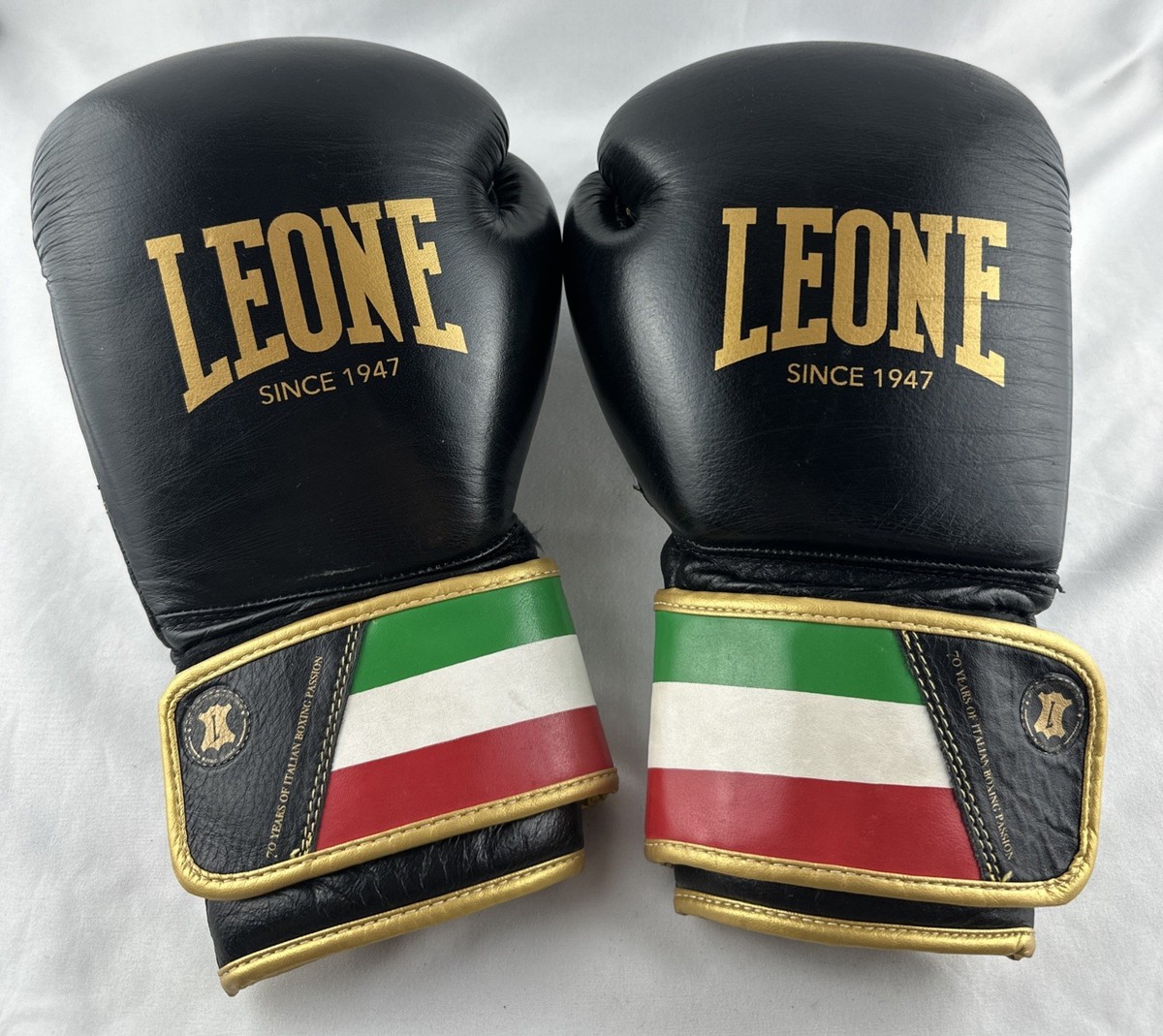 LEONE1947 ボクシンググローブ 16oz Leone Italy 1947 Fighter Gloves Leather 16 Oz Boxing Gloves GN039