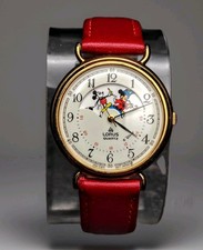 Vintage Lorus Mickey Mouse Rotating Dial "Through The Years" Watch New Battery