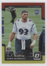 2017 Donruss Optic Rookies Red & Yellow Prizm Chris Wormley #143 uk2