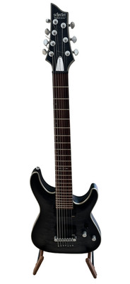 Schecter Guitar Research C-7 Platinum 7-String Electric Guitar Satin Transparent