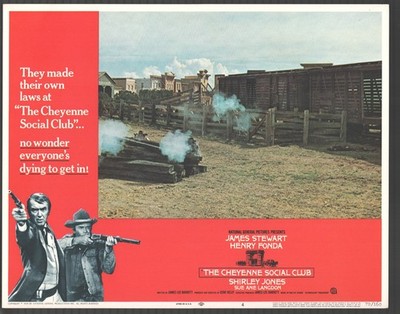 Cheyenne Social Club 11''x14'' Lobby Card #4 Jimmy Stewart Henry Fonda Western
