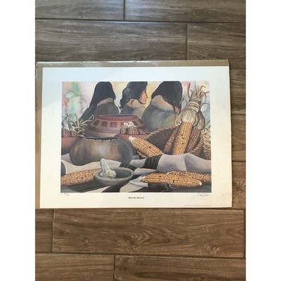 Vintage Todd Winters After The Harvest Print 1985 - Signed 185/750