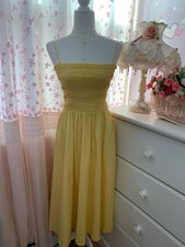 Reformation Light Yellow Midi Dress Size 2