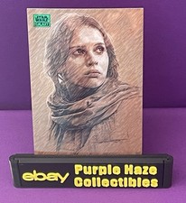 2025 Topps Chrome Star Wars Galaxy Green Shimmer Refractors 69 Jyn Erso 126/199