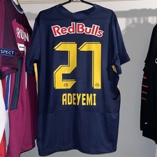 Red Bull Salzburg 2021/22 Nike Away Football Shirt Navy Adeyemi 27 Mens XXL