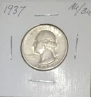 1937 Washington Quarter Au/Bu