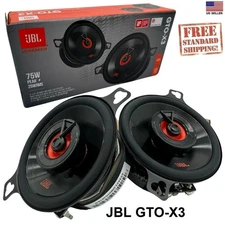 JBL GTO-X3 GTO Series 3.5" 3-1/2" 2-Way  75W Car Speakers Crystal CLEAR -GX328