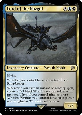 Light Play x 1 Lord of the Nazgul Commander: The Lord of the Rings: Tales of Mid