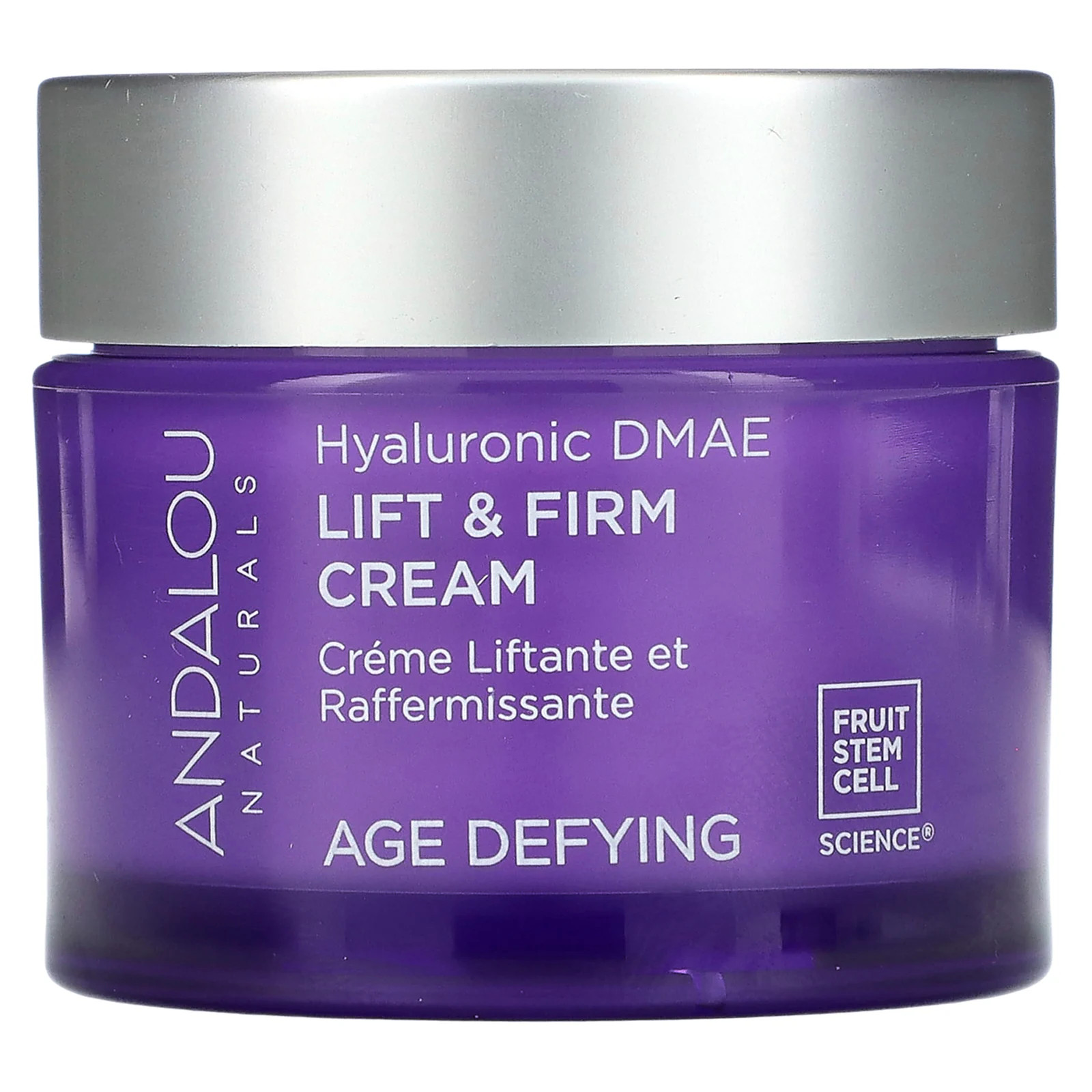 Andalou Naturals Lift Firm Cream Hyaluronic DMAE 1 7 унций 50 г без тестирования на животных 5790₽