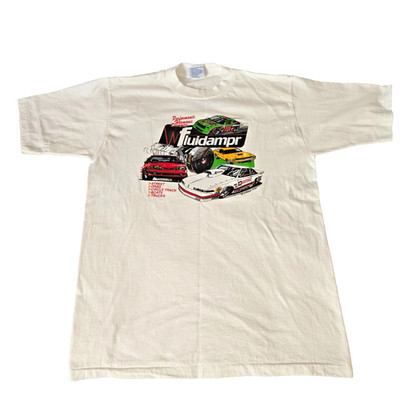 Vintage 1993 Fluidampr Racing T-Shirt Single Stitch USA Made Drag Street Drift X