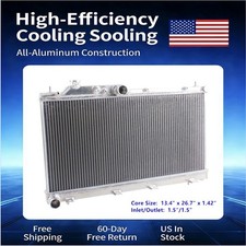 Performance 2-row Aluminum Racing Radiator For 08-14 Subaru Impreza Wrx Sti 2.5l Performance 2-row Aluminum Racing Radiator For 08-14 Subaru Impreza Wrx Sti 2.5l