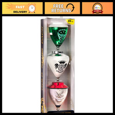 3 Bearing Spin Tops - Colorful Gold Star Spin Pack for Fun Play & Collecting