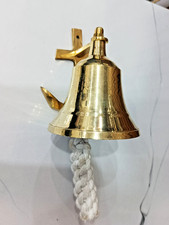 Bell Nautical US Navy Anchor Ship Bell Wall Mounted Brass Bell Antique Ship