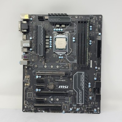MSI Z270 PC Mate LGA1151 ATX Motherboard i3 CPU Cooler 8GB RAM