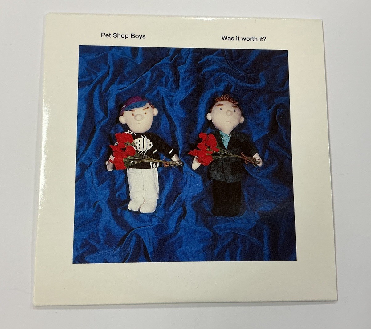 Pet Shop Boys  Was It Worth It  CD Single 1991  4 Tracks Cardboard Sleeve