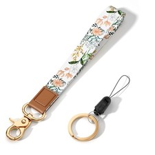Wristlet Keychain Lanyard, Durable Wrist Strap Keychain for Men Women, Vers...