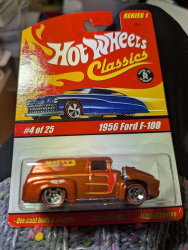 2004 Hot Wheels Classics Series 1 #4/25 - 1956 Ford F-100 Delivery - Orange