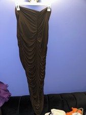 Strapless Brown Dress