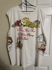 Vintage Disney Snowwhite Aop Shirt Osfa Size XL - XXL chopped sleeves