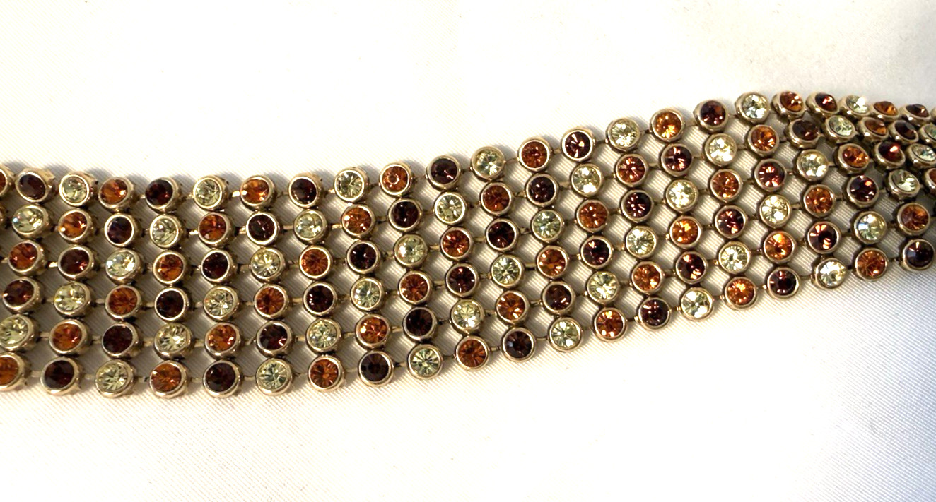 Joan Rivers Classic Collection Crystal Six Row Link Bracelet