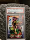 2024 Wild Card Alumination Dino-Might Triceratops Bo Nix Auto /2 PSA 9 Rookie RC